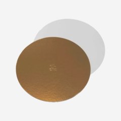 Подложка под торт Золото/Белая 3,2 мм 44 см 